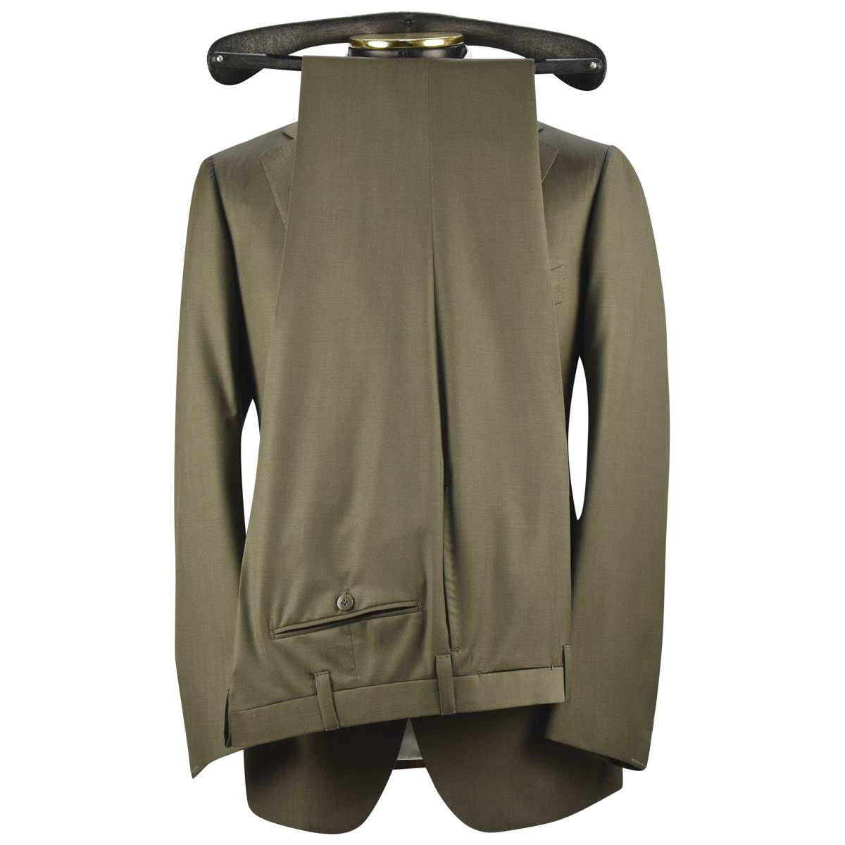 Cesare Attolini CESARE ATTOLINI Green Wool 150's Suit Green 001