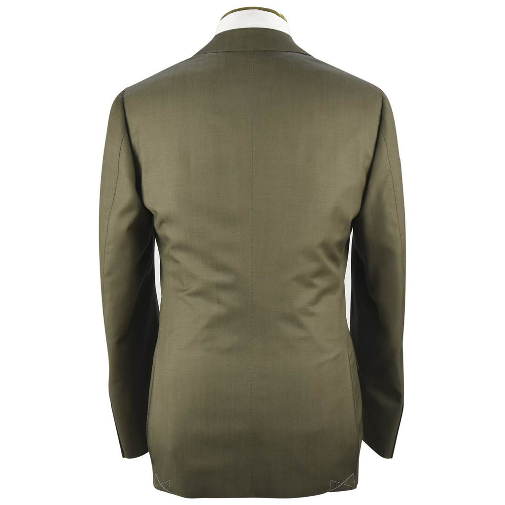 CESARE ATTOLINI Green Wool 150's Suit