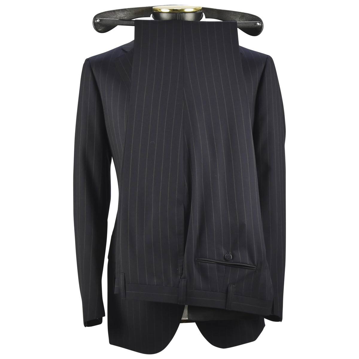 Cesare Attolini CESARE ATTOLINI Blue Beige Wool Cashmere Suit Blue/Beige 001