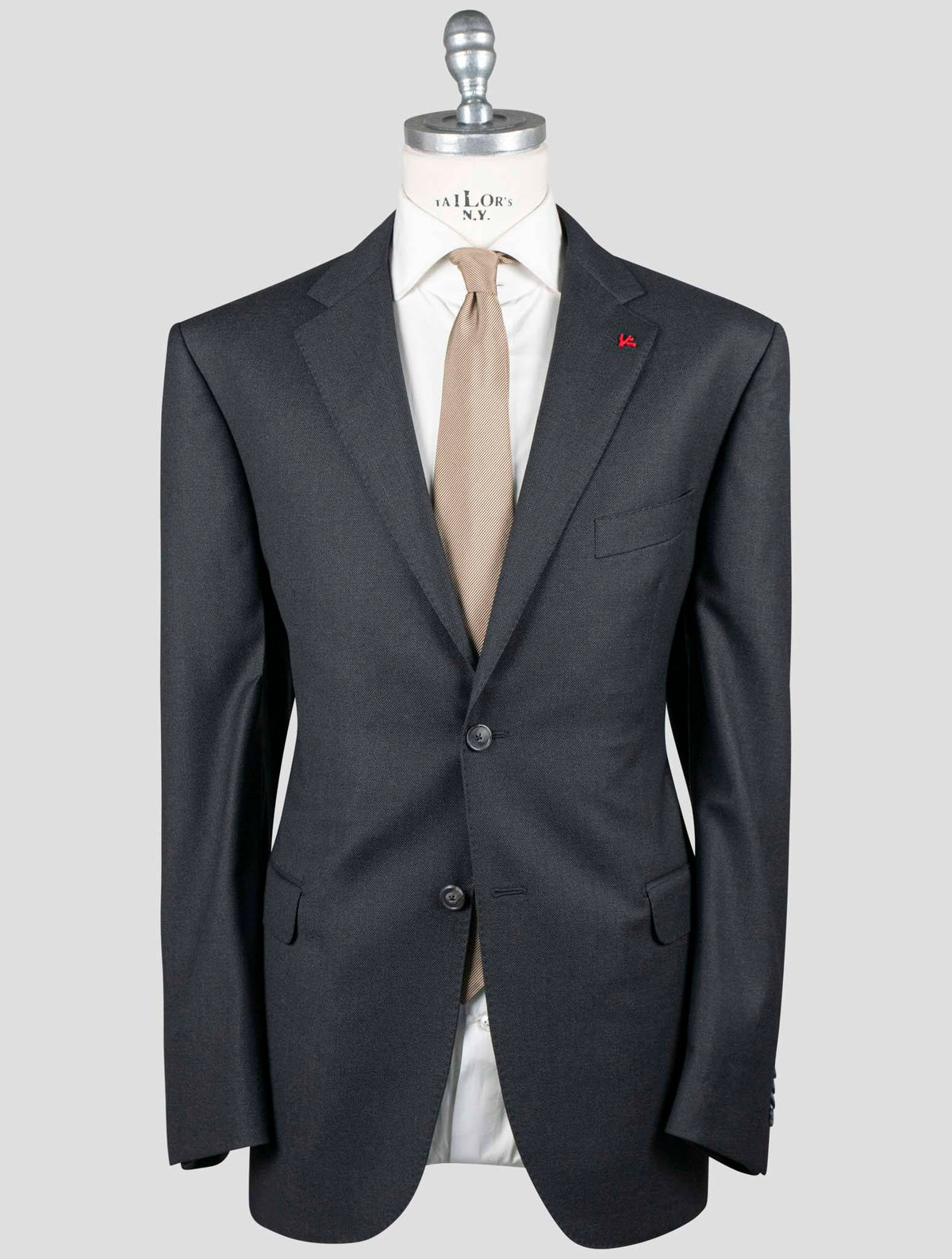 Isaia Black Wool 130'S Suits