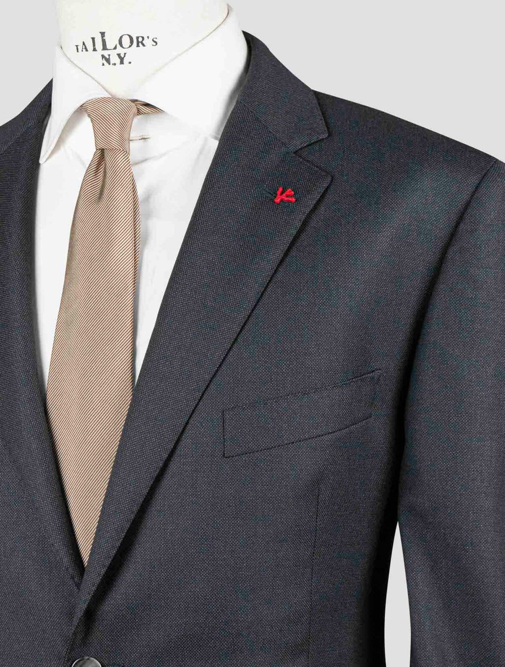 Isaia Black Wool 130'S Suits