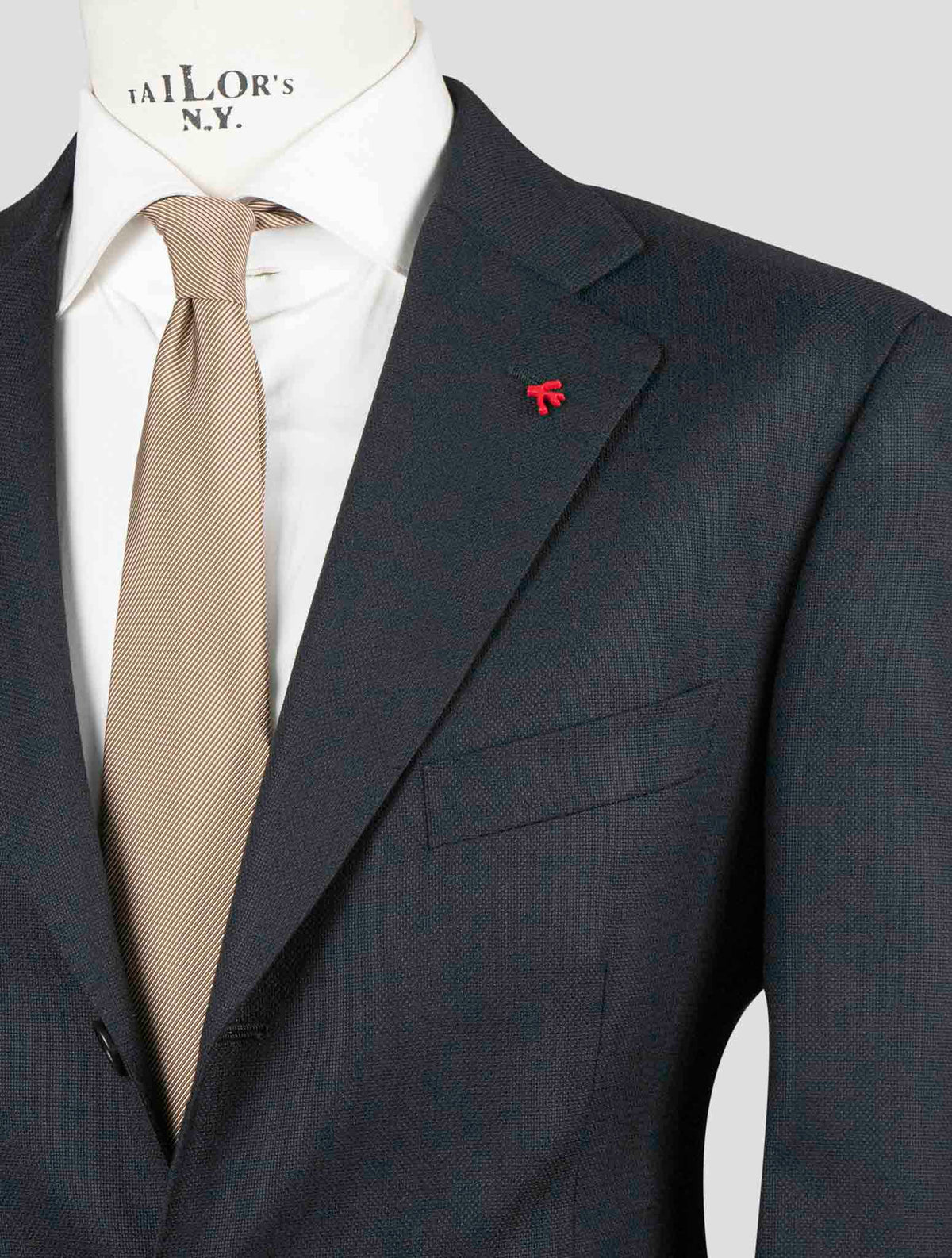 Isaia Gray Virgin Wool Blazer