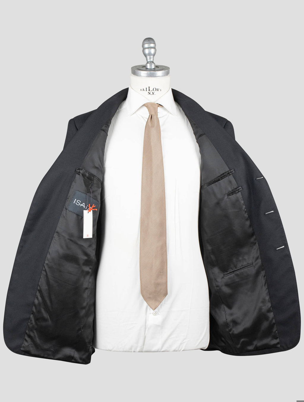 Isaia Gray Virgin Wool Blazer
