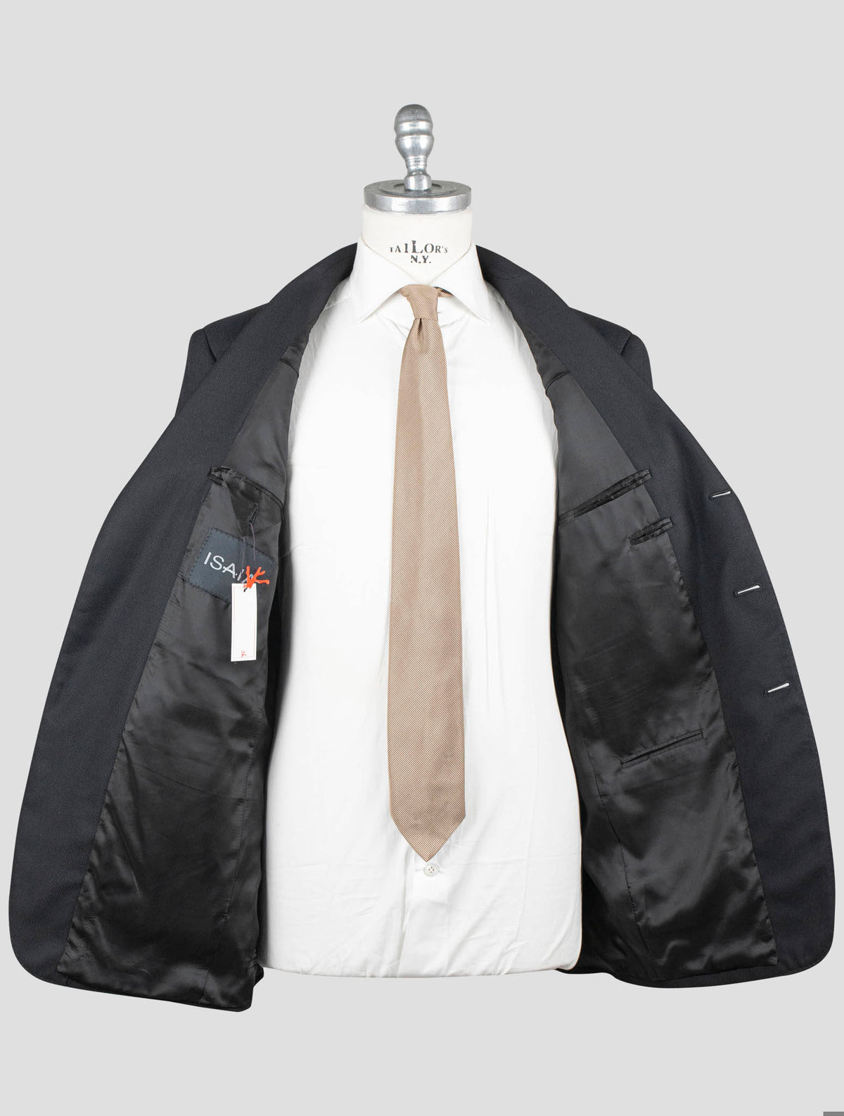 Isaia Gray Virgin Wool Blazer