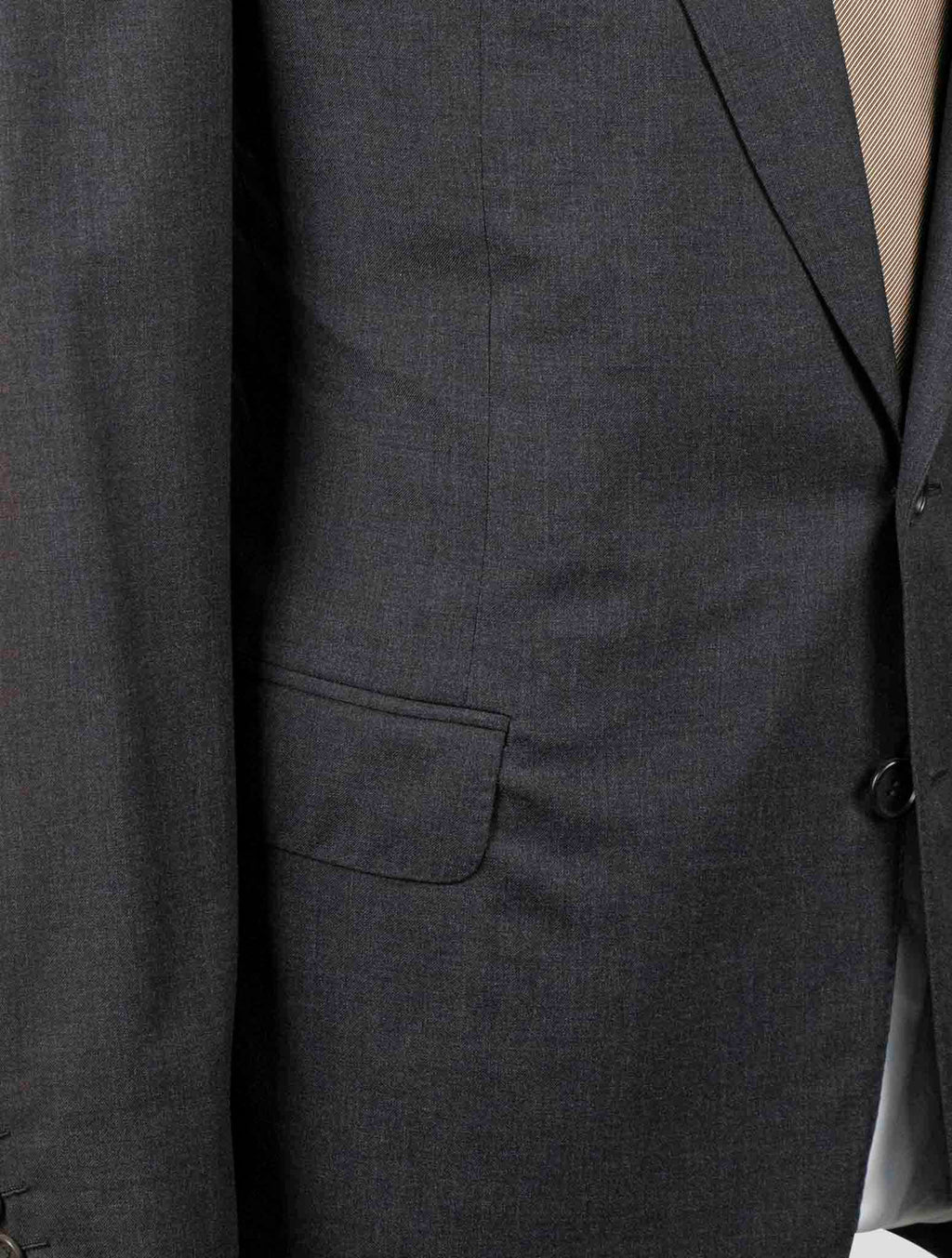 Isaia Gray Wool 130'S Suits