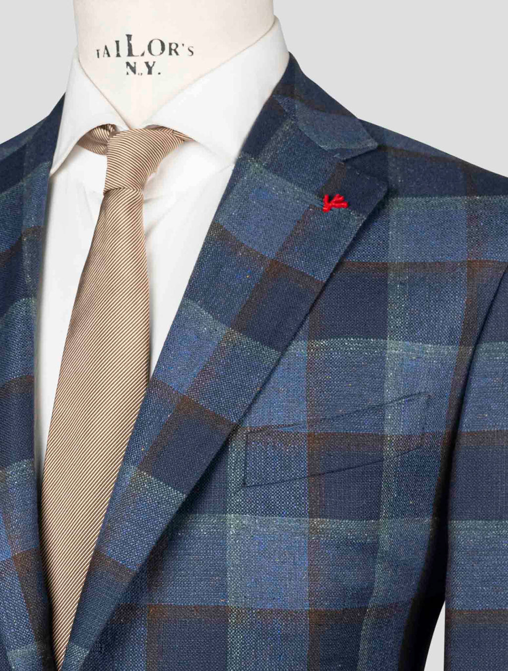 Isaia Multicolor Silk Blazer