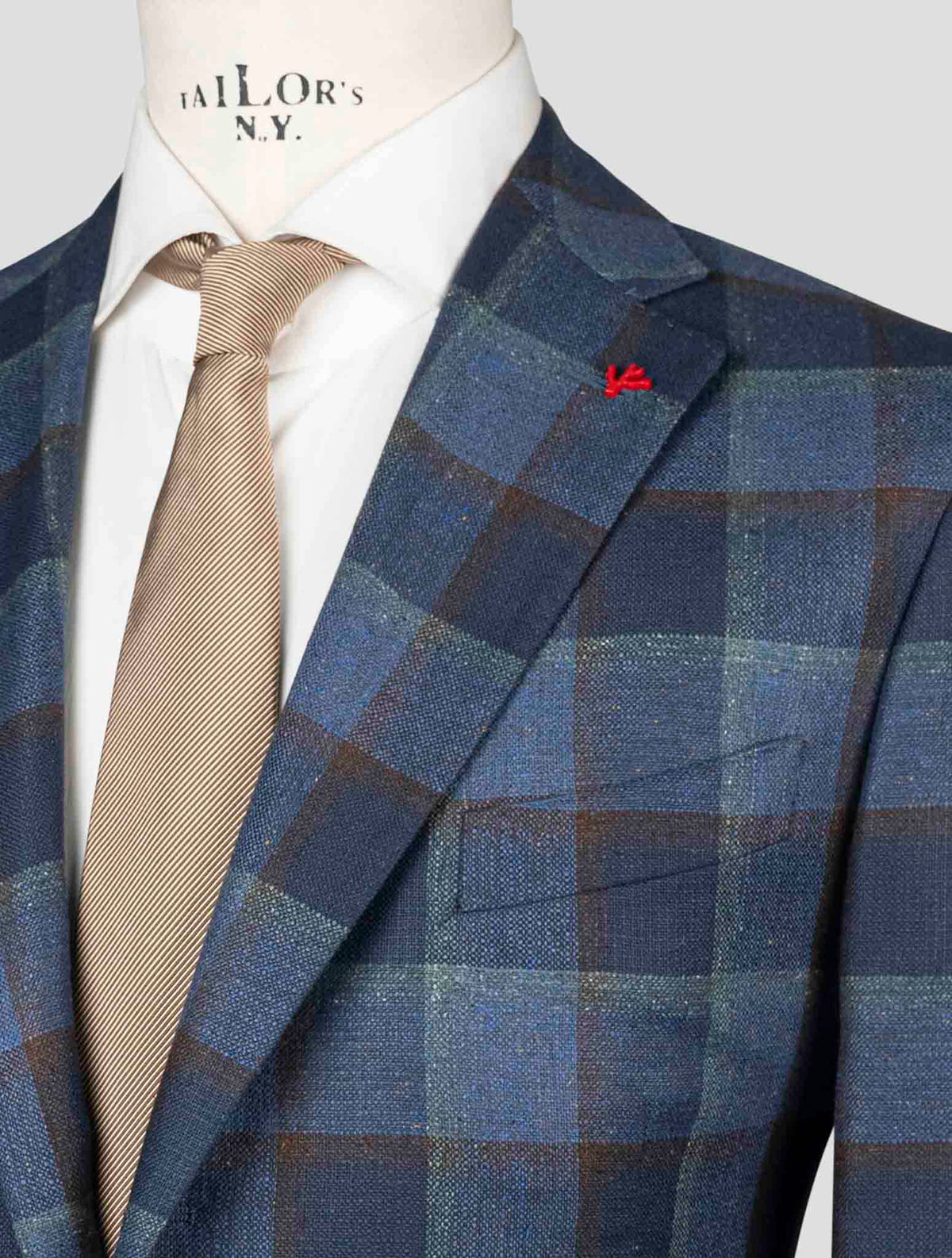 Isaia Multicolor Silk Blazer