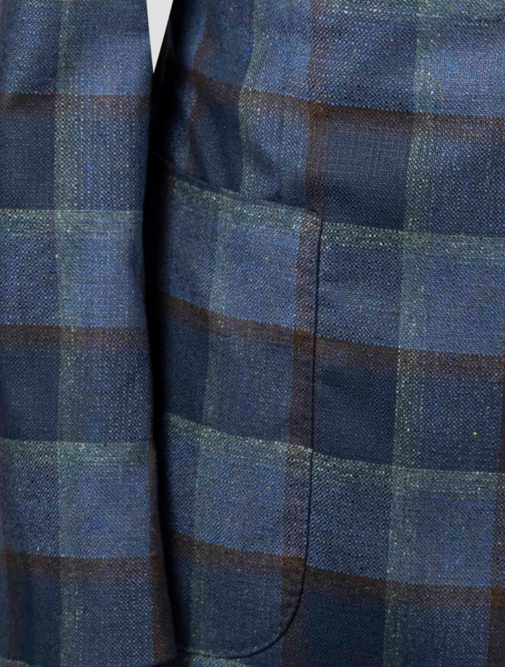 Isaia Multicolor Silk Blazer