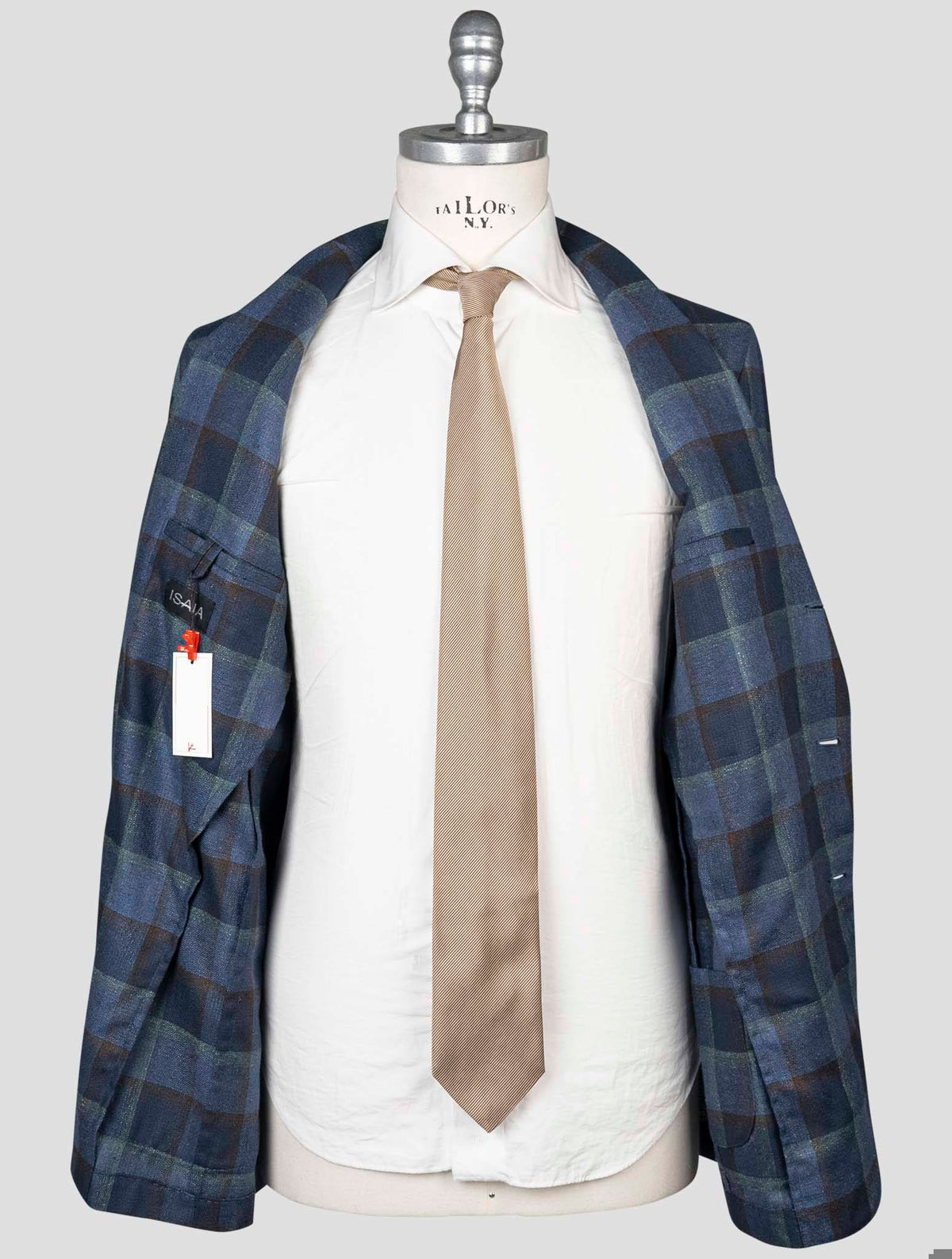 Isaia Multicolor Silk Blazer