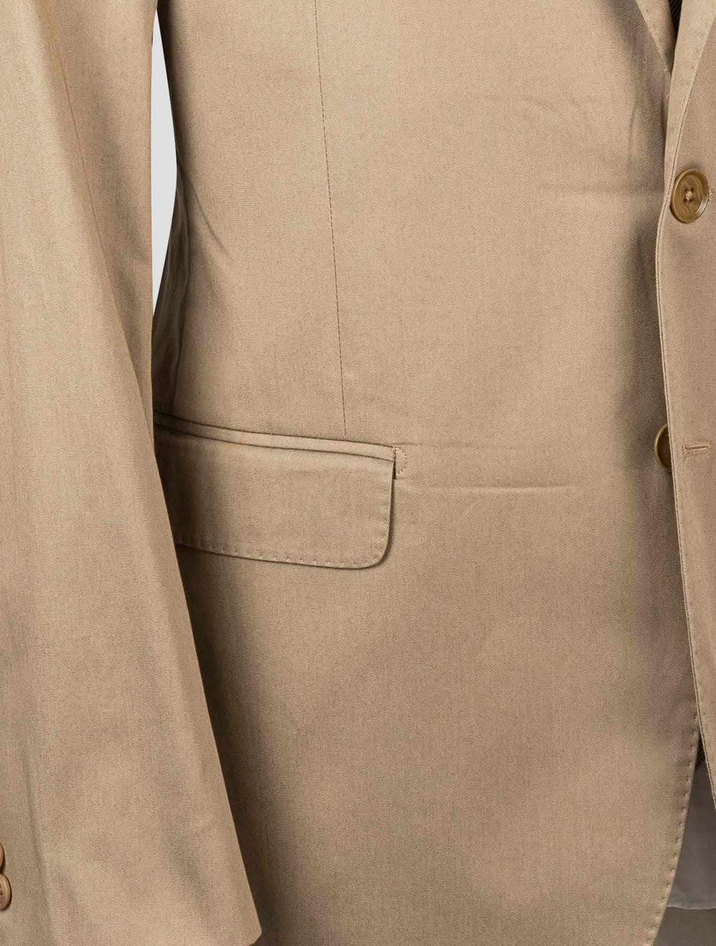 Isaia Brown Cotton Suits