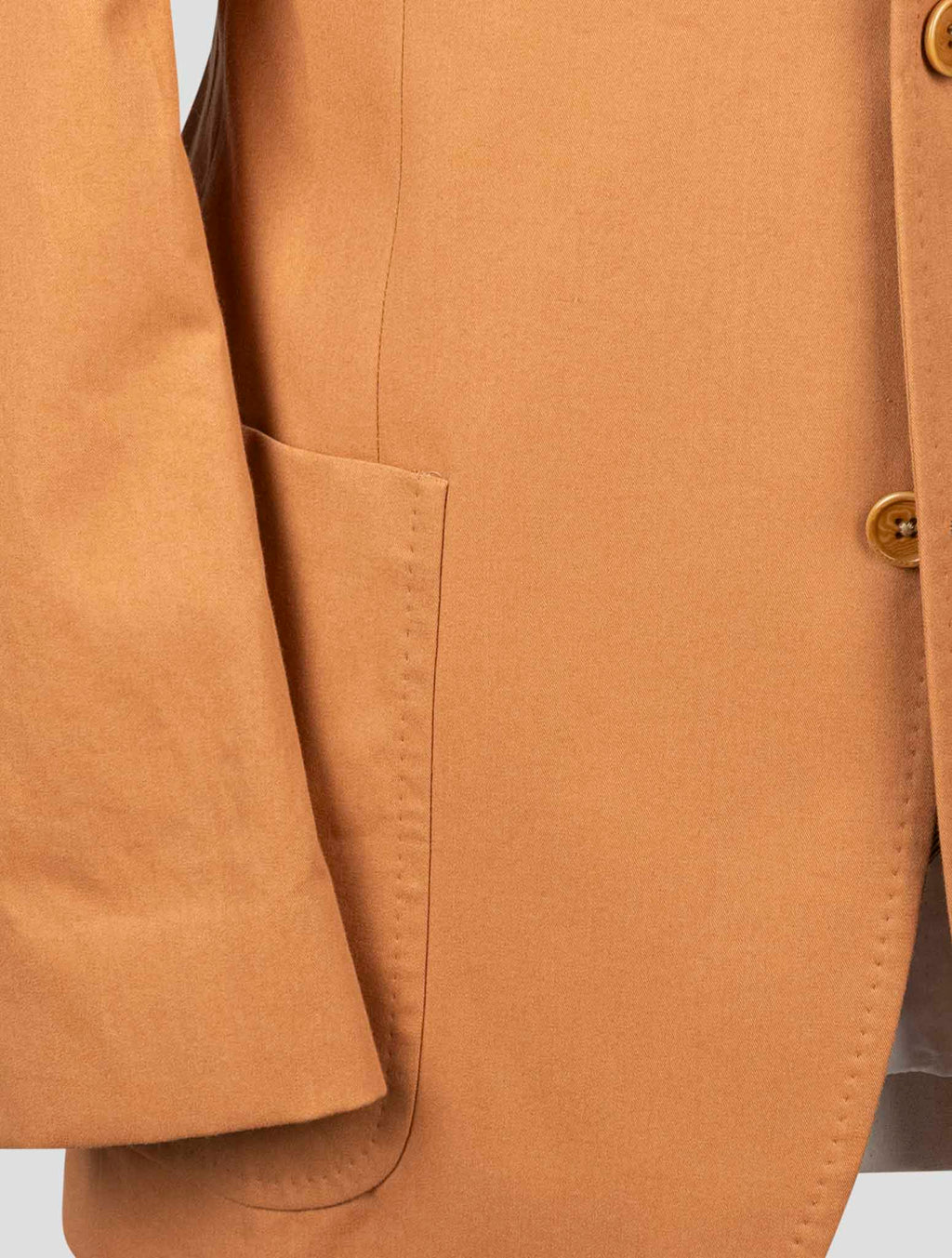 Isaia Orange Cotton Suits