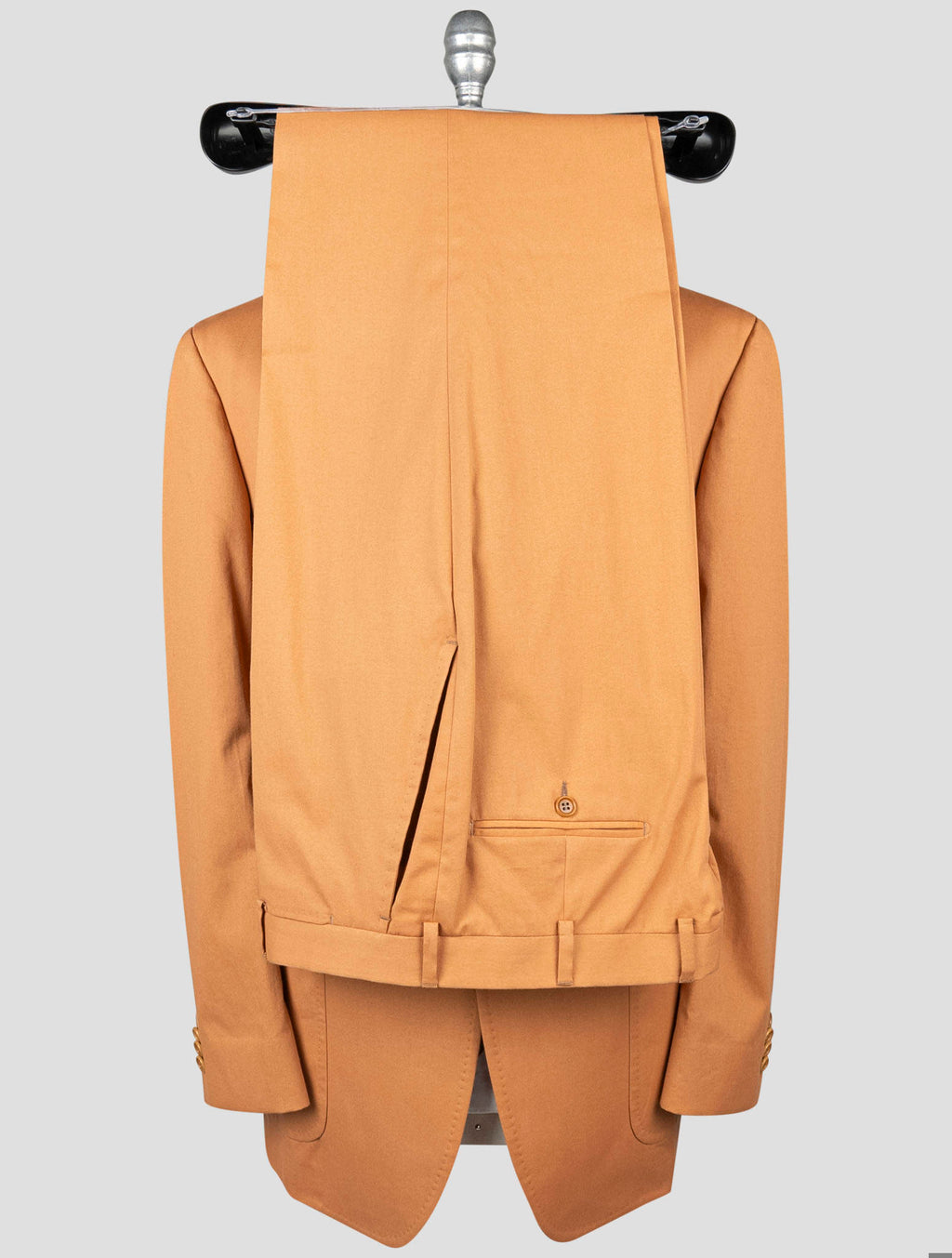 Isaia Orange Cotton Suits