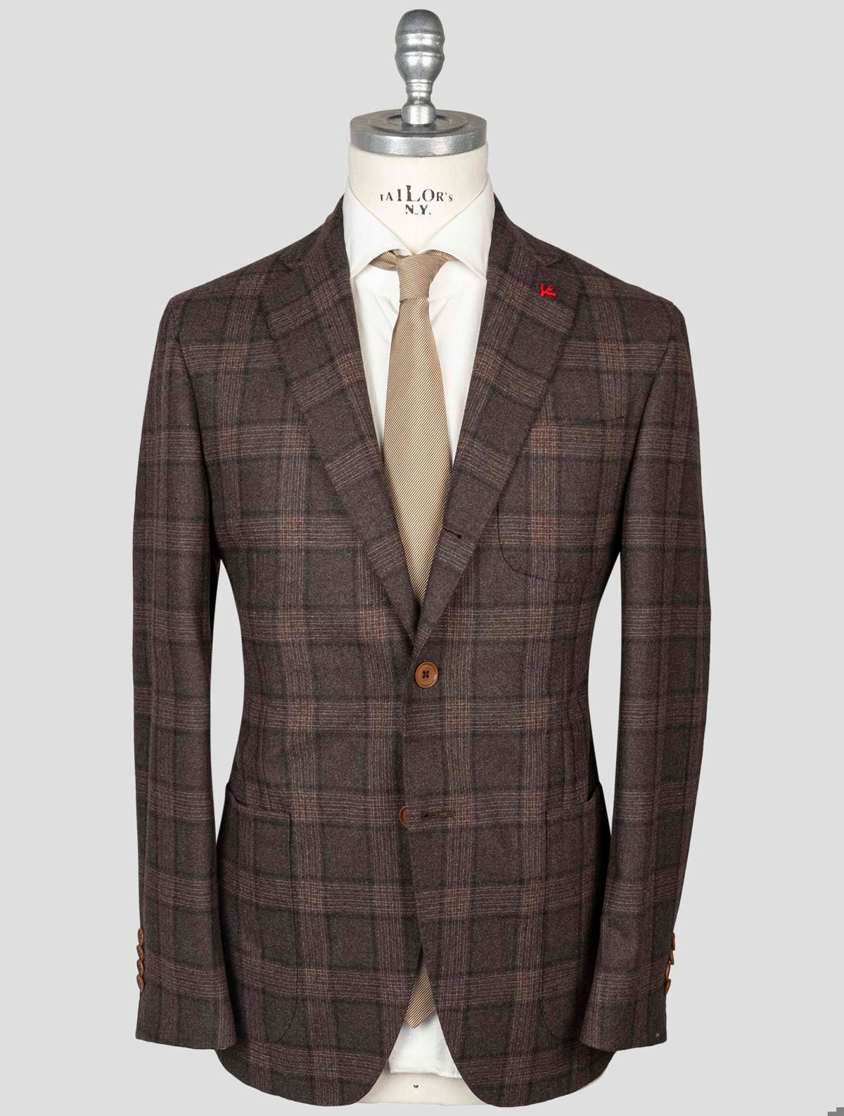 Isaia Multicolor Wool Cashmere Suits