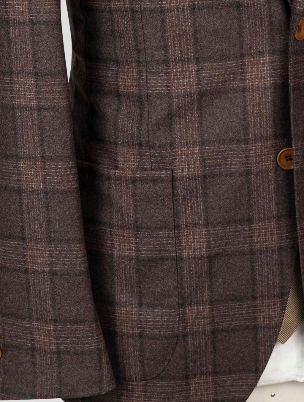 Isaia Multicolor Wool Cashmere Suits