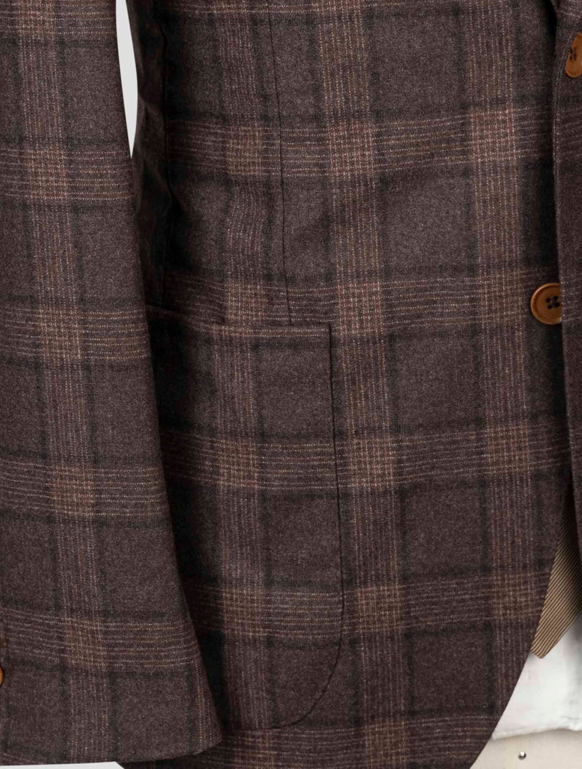Isaia Multicolor Wool Cashmere Suits