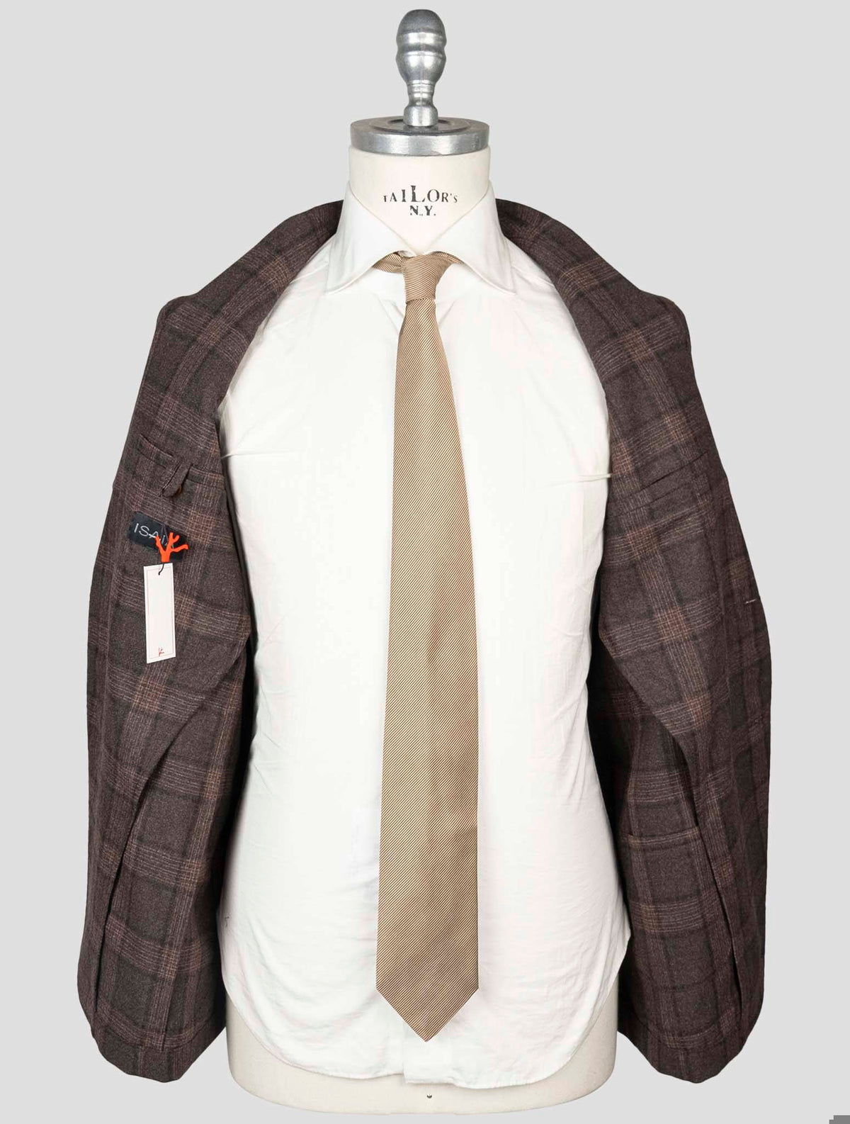 Isaia Multicolor Wool Cashmere Suits