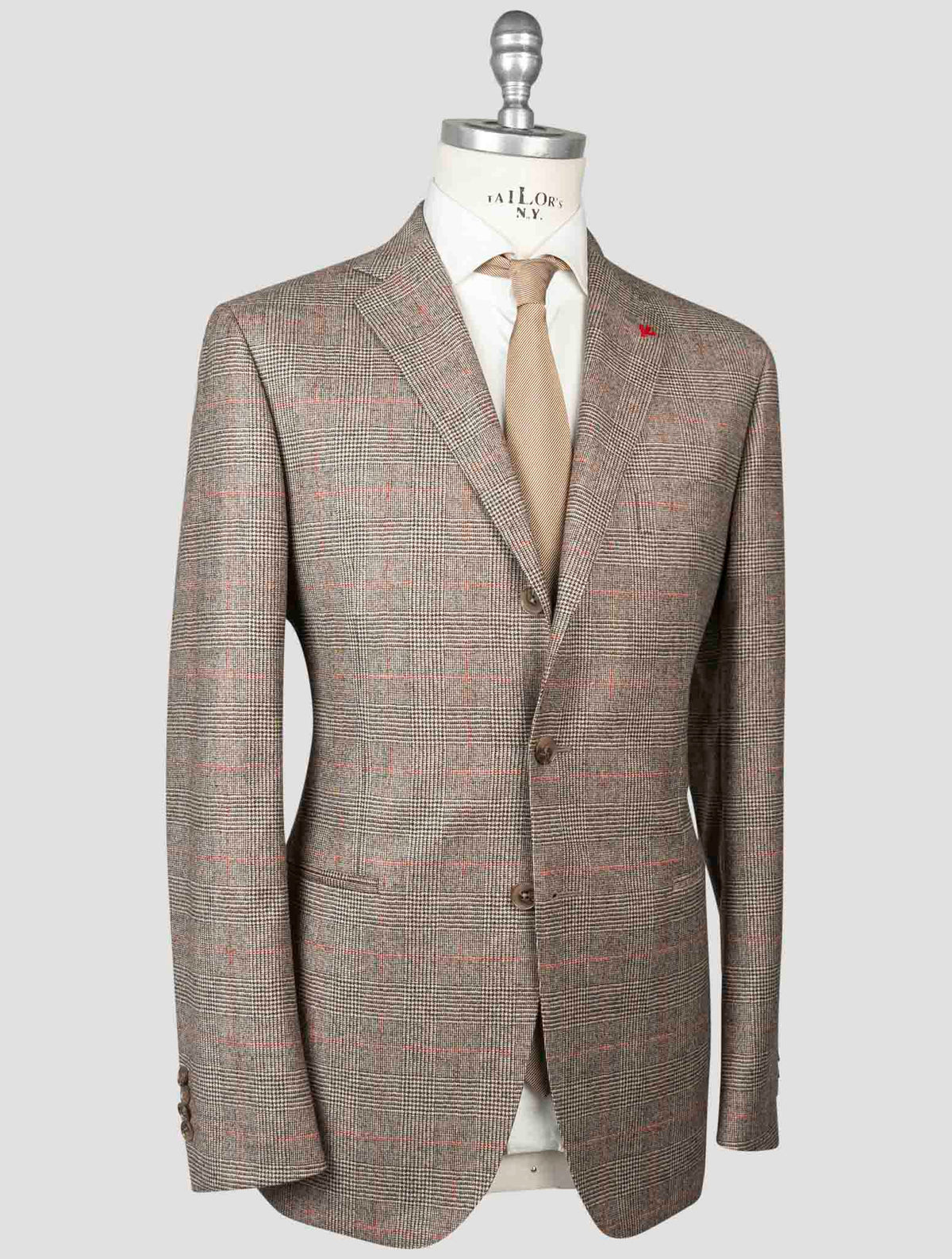 Isaia Isaia Multicolor Wool Cashmere Suits Multicolor 001