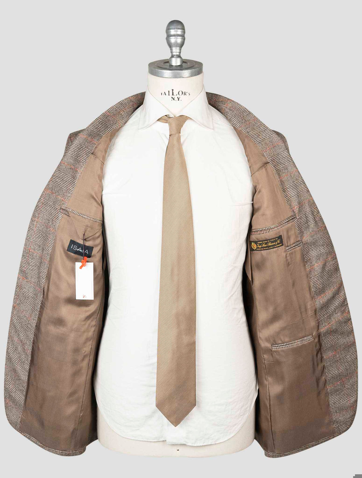 Isaia Multicolor Wool Cashmere Suits
