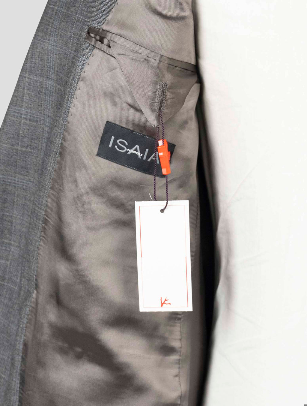 Isaia Gray Wool 100'S Suits