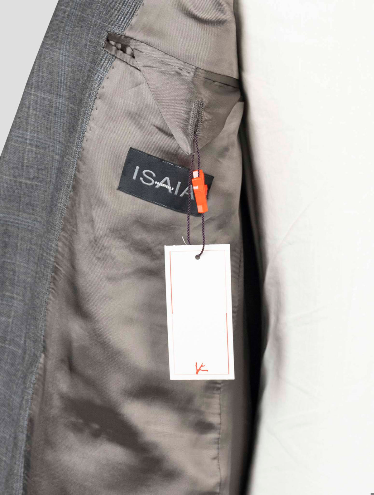 Isaia Gray Wool 100'S Suits