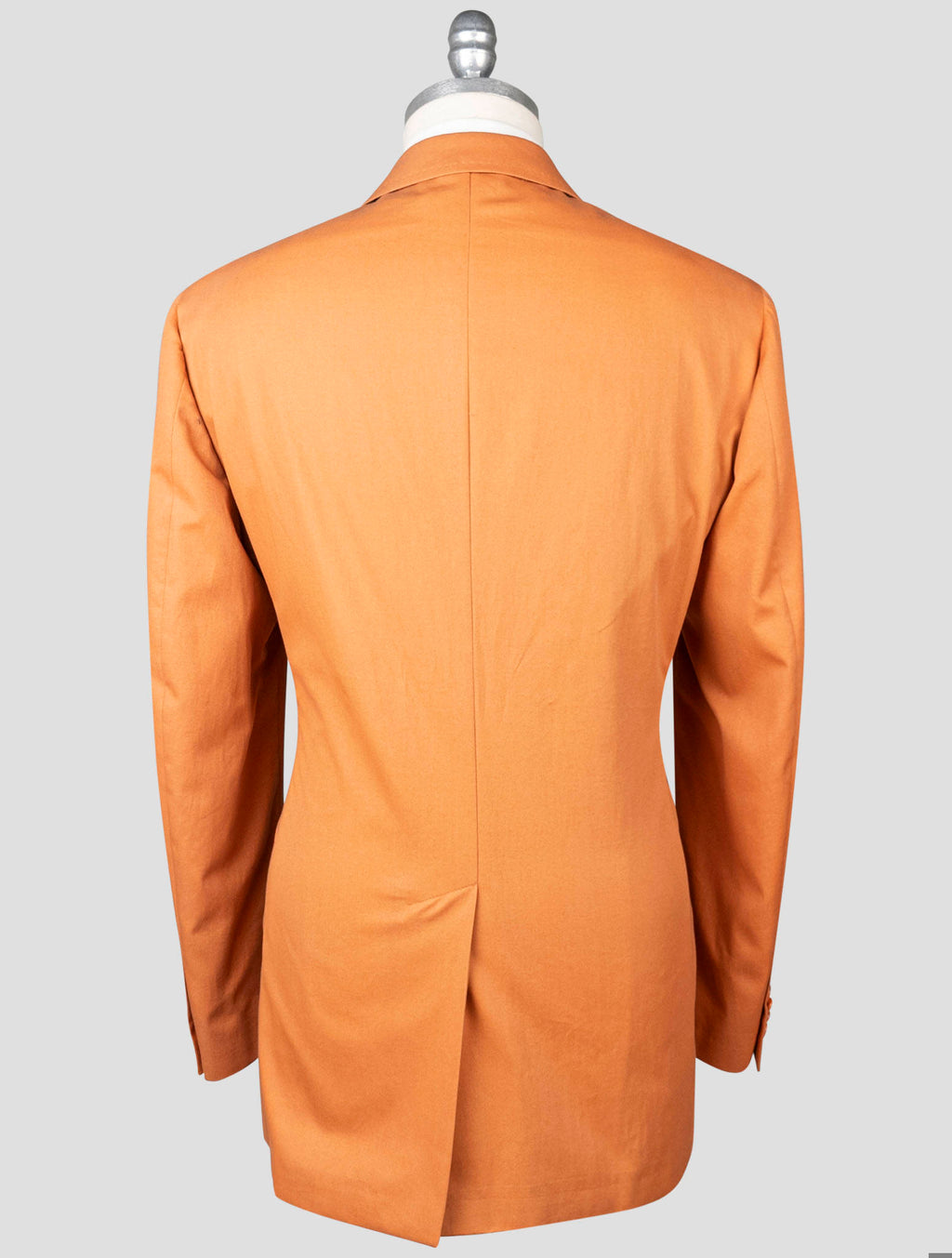 Isaia Orange Cotton Suit