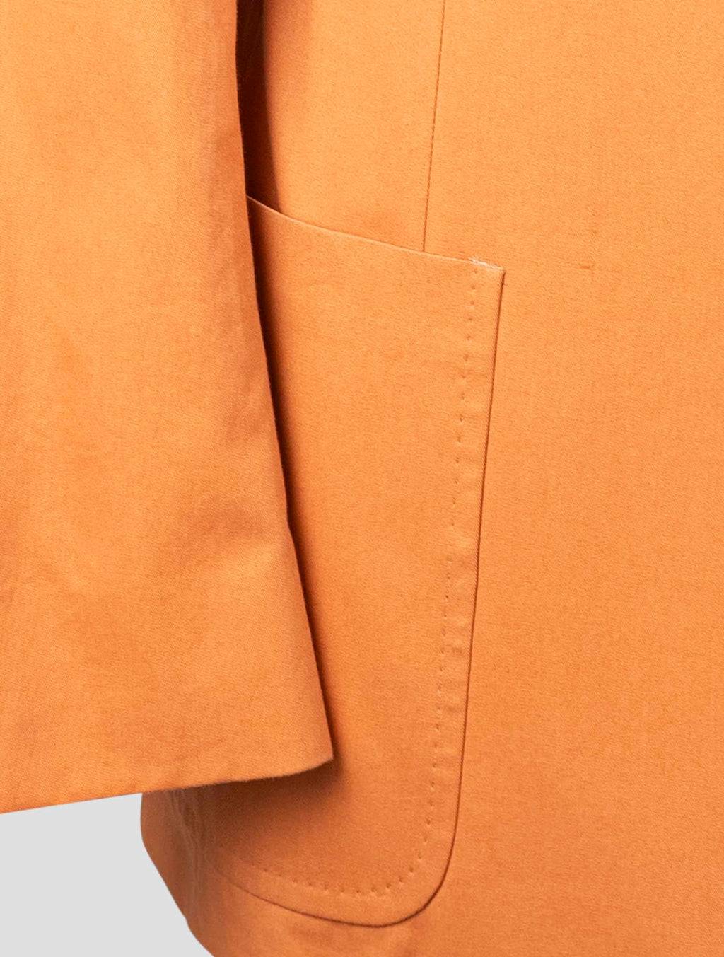 Isaia Orange Cotton Suit