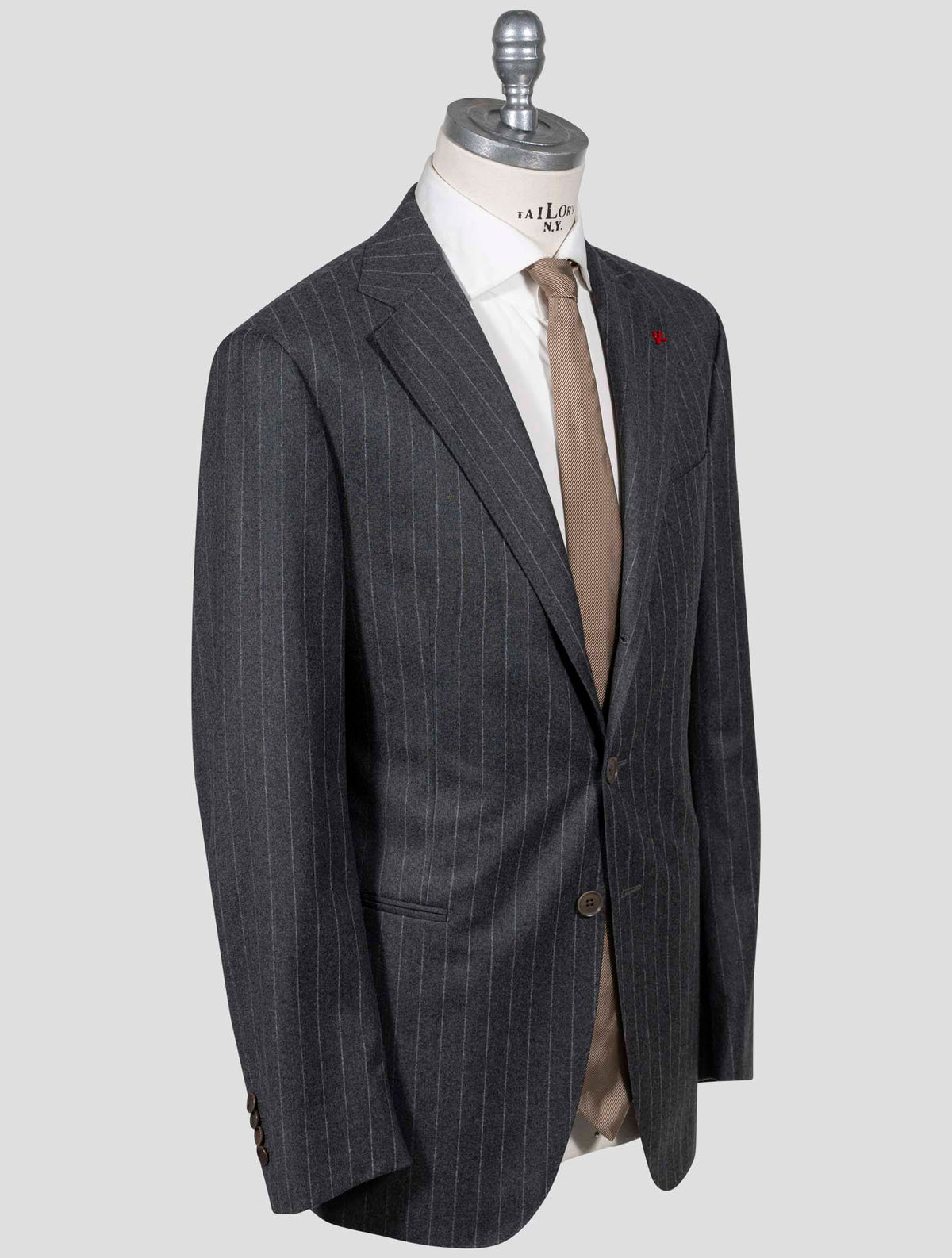 Isaia Isaia Gray Wool 120'S Suit Gray 001