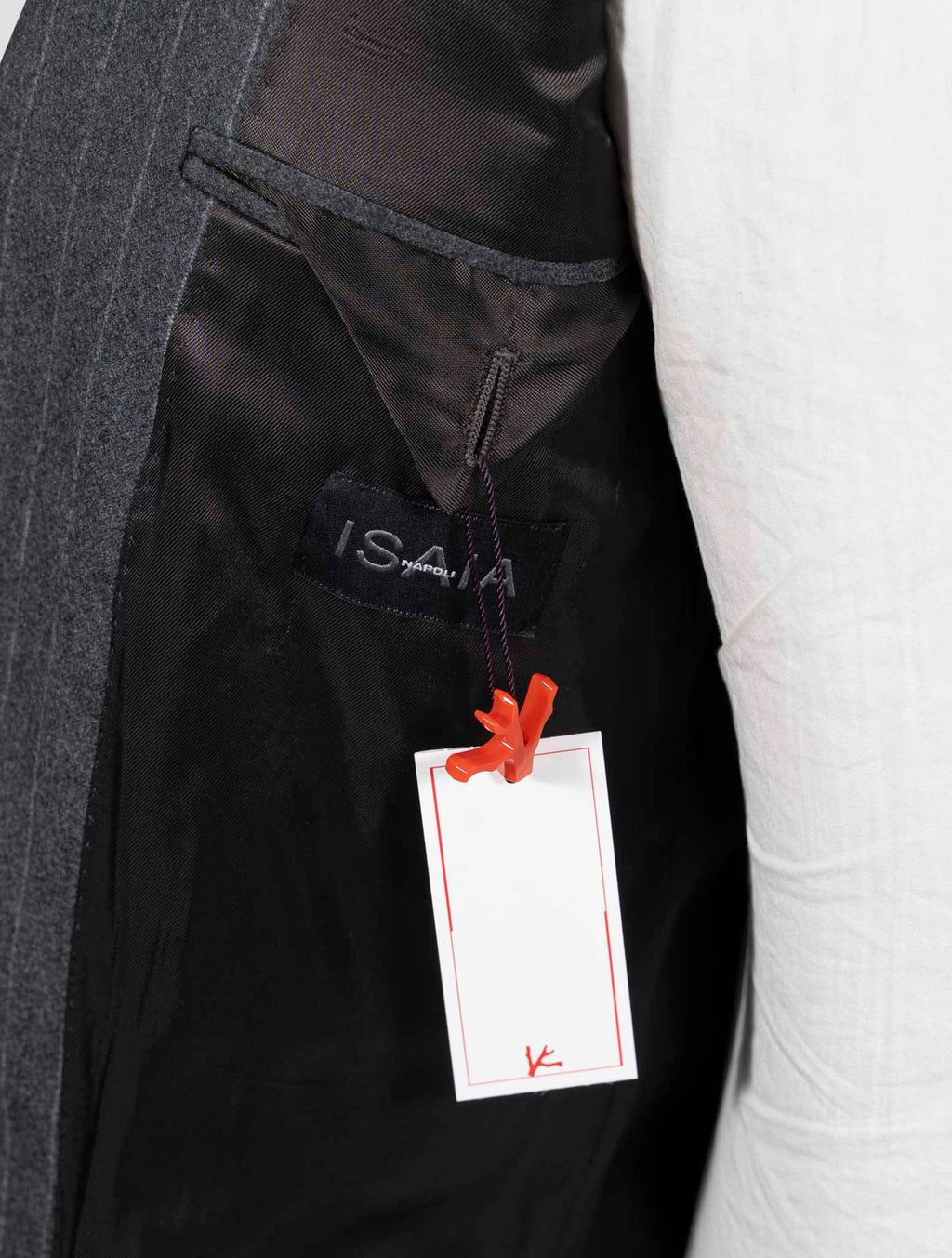 Isaia Gray Wool 120'S Suit