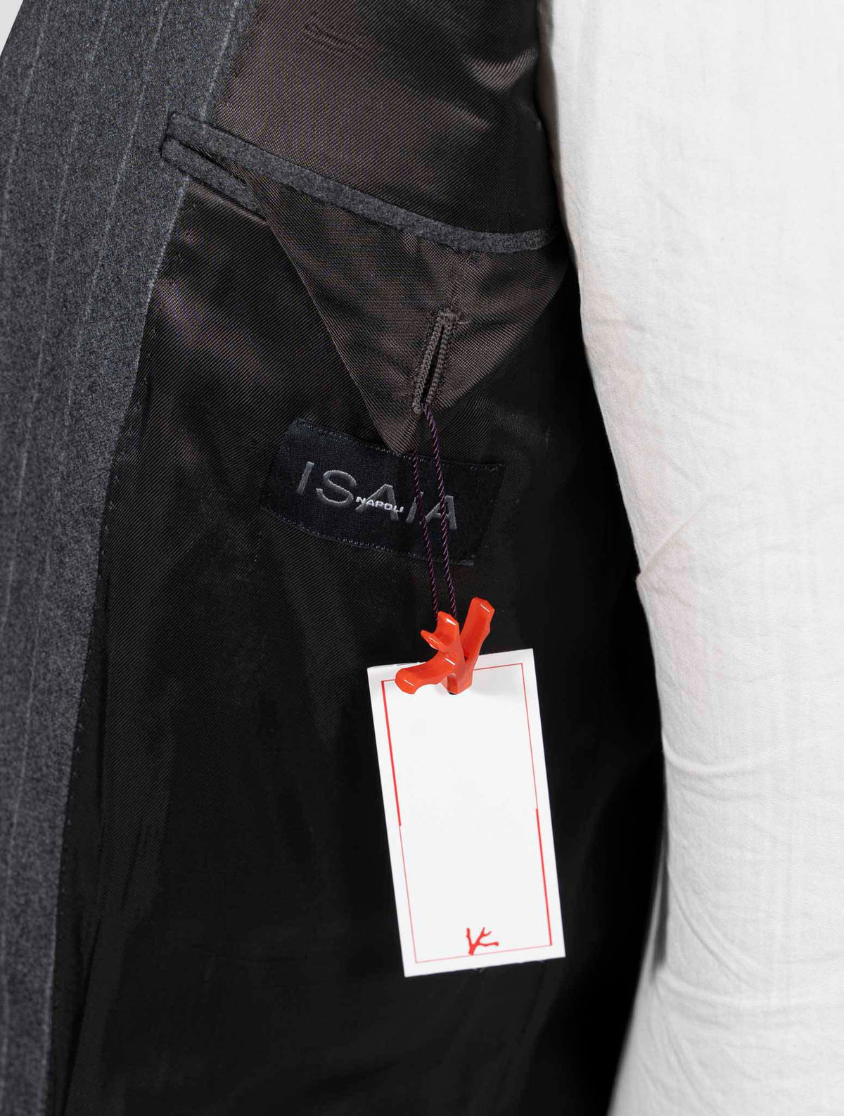 Isaia Gray Wool 120'S Suit