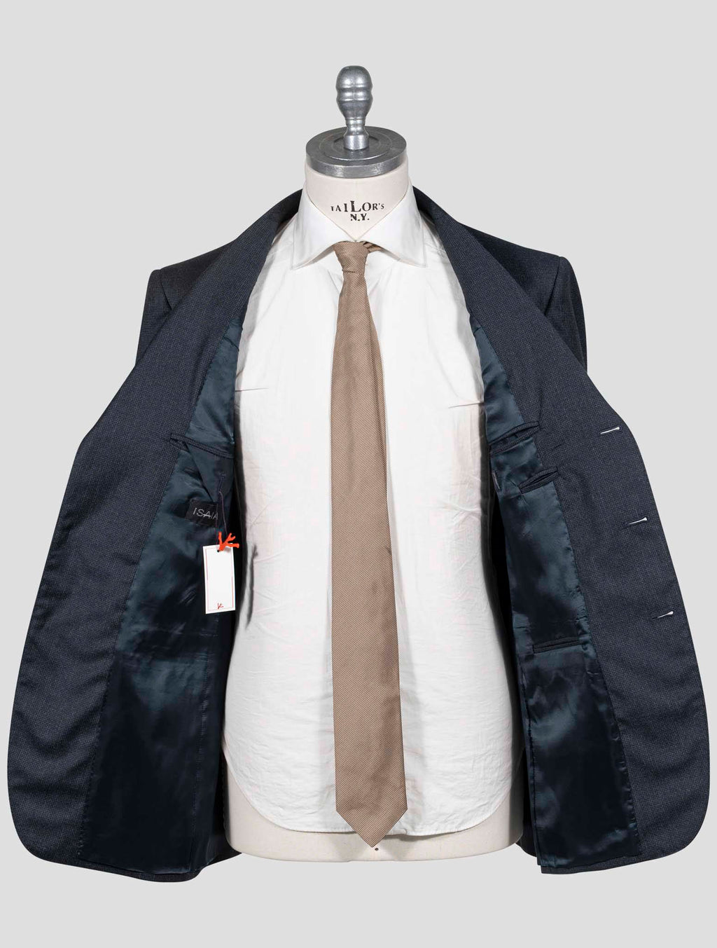 Isaia Blue Wool 110'S Suit