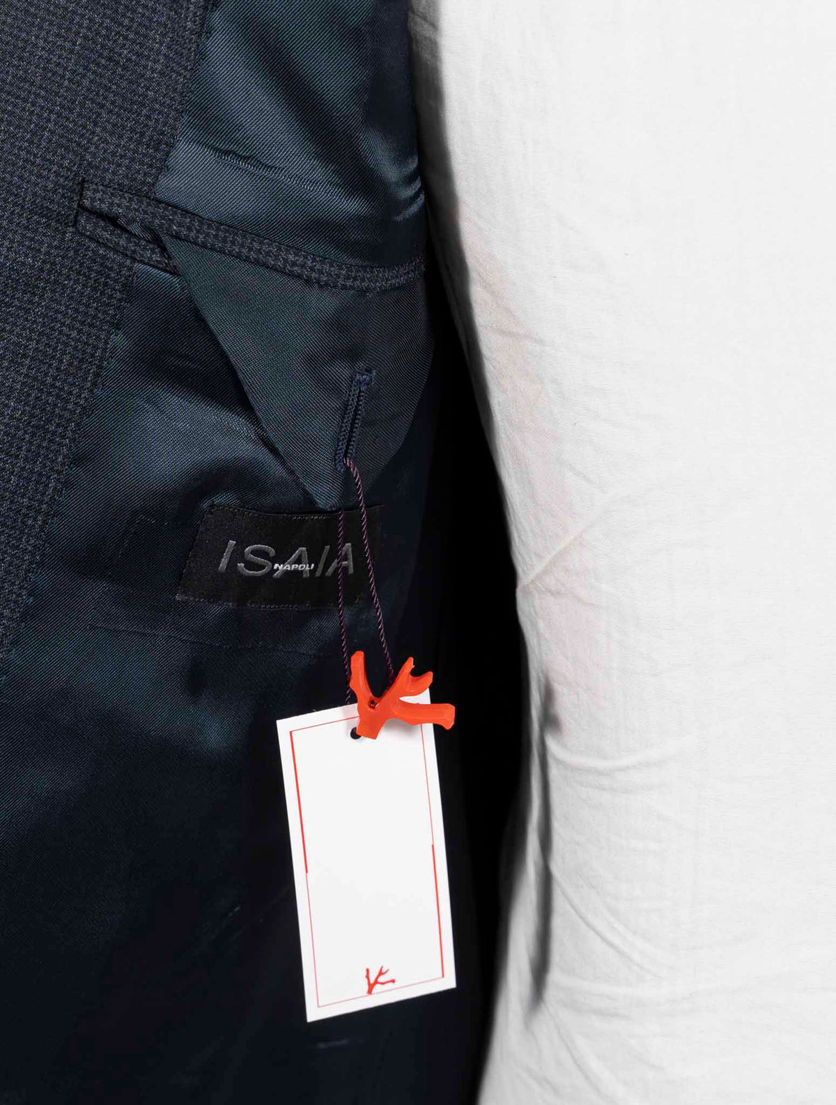 Isaia Blue Wool 110'S Suit