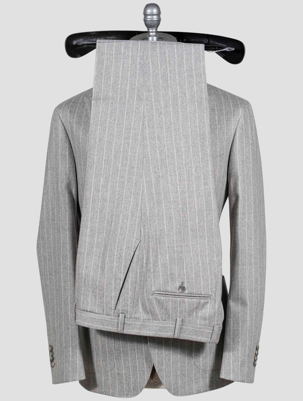 Isaia Gray Wool Cashmere Ea Suit