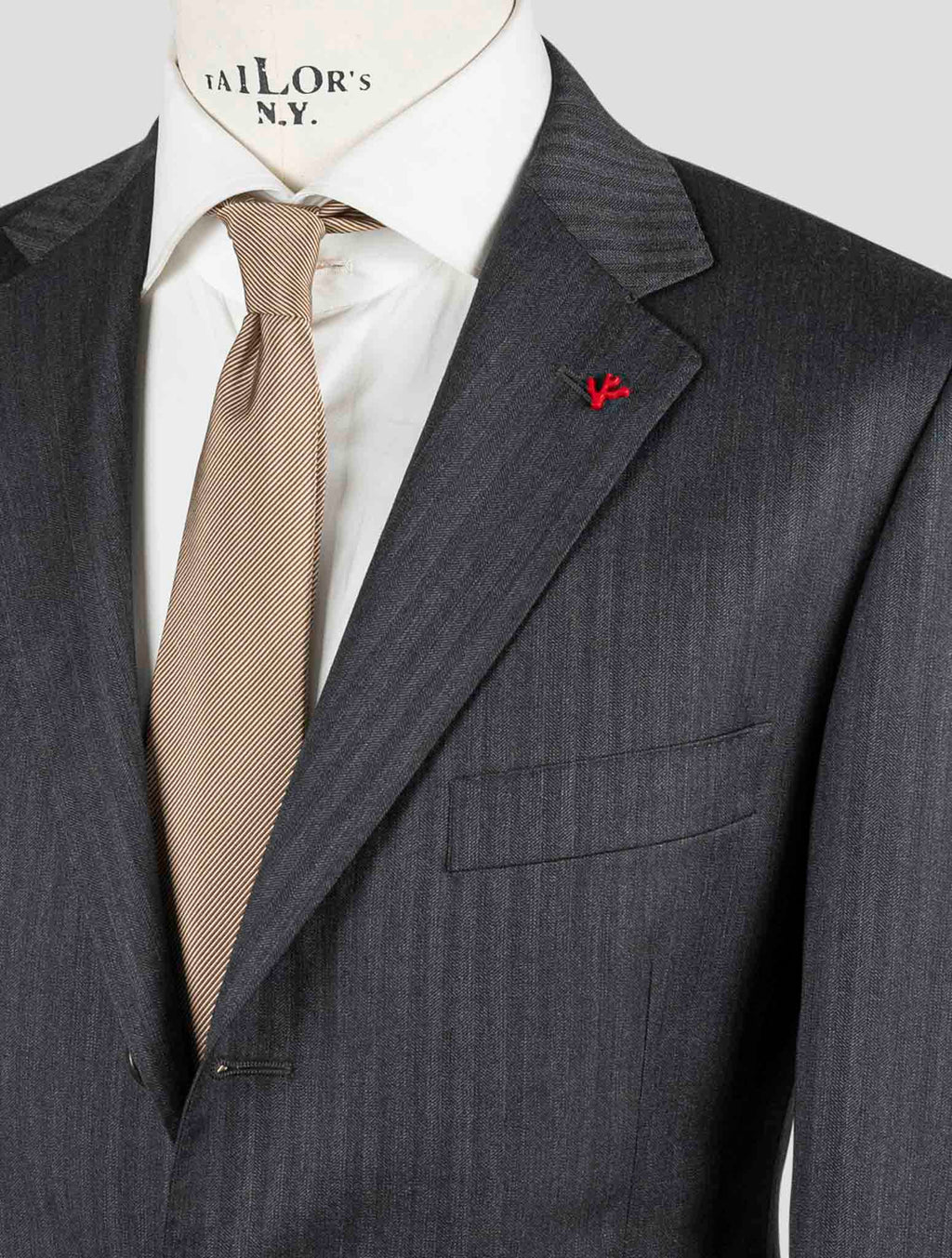 Isaia Gray Wool 120's Suit