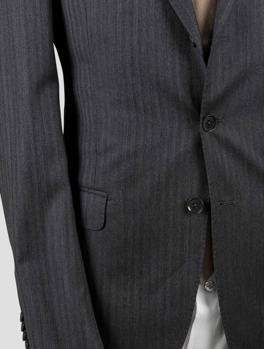 Isaia Gray Wool 120's Suit