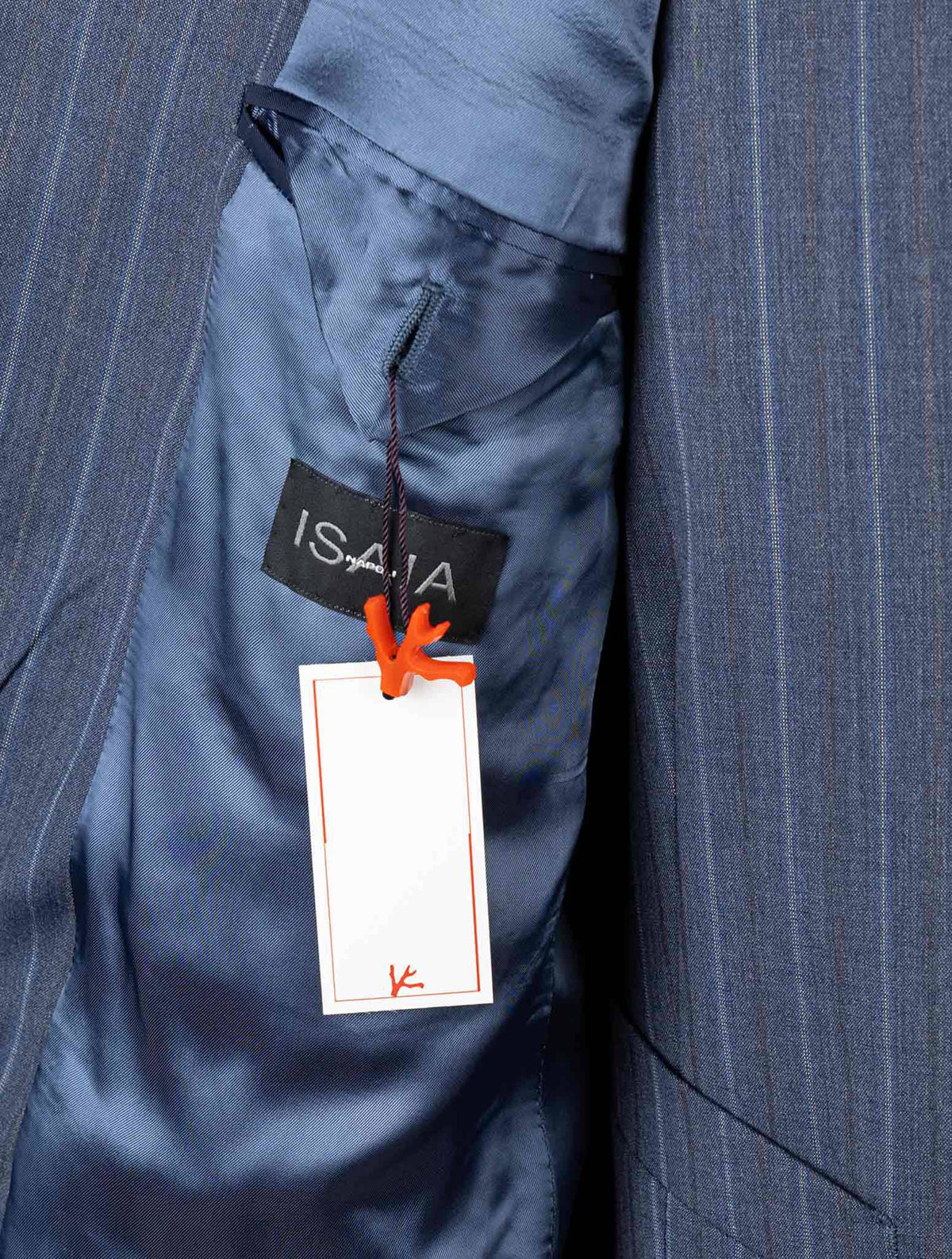 Isaia Blue Virgin Wool Suit