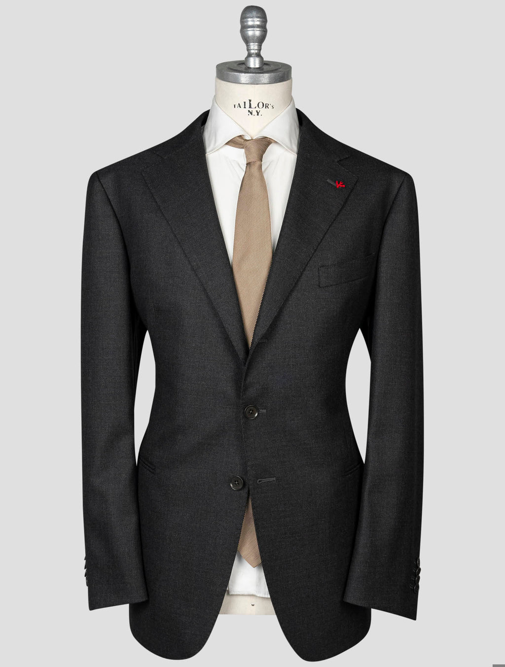 Isaia Gray Virgin Wool Suit