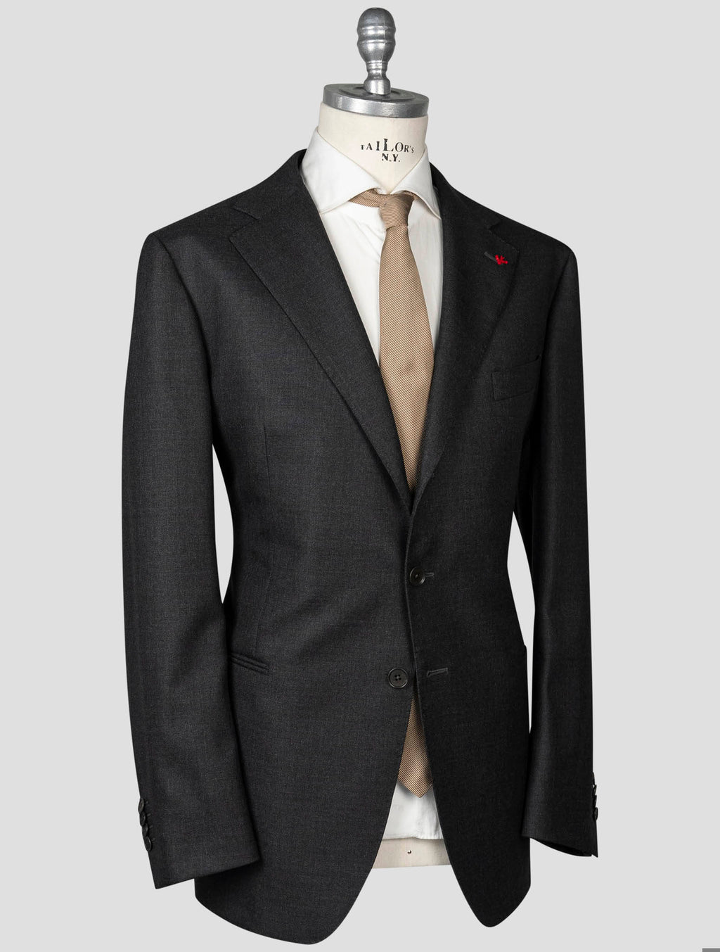 Isaia Isaia Gray Virgin Wool Suit Gray 001