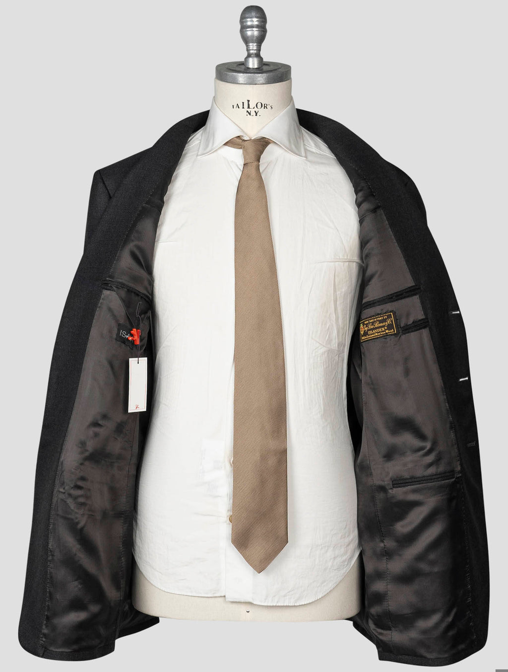 Isaia Gray Virgin Wool Suit