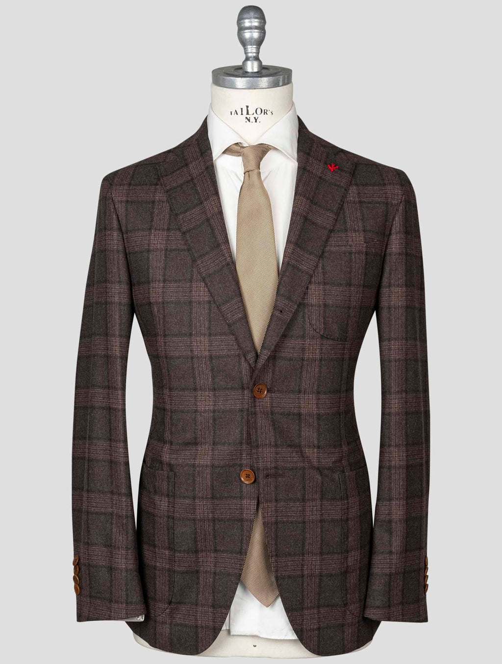 Isaia Multicolor Wool Cashmere Suit