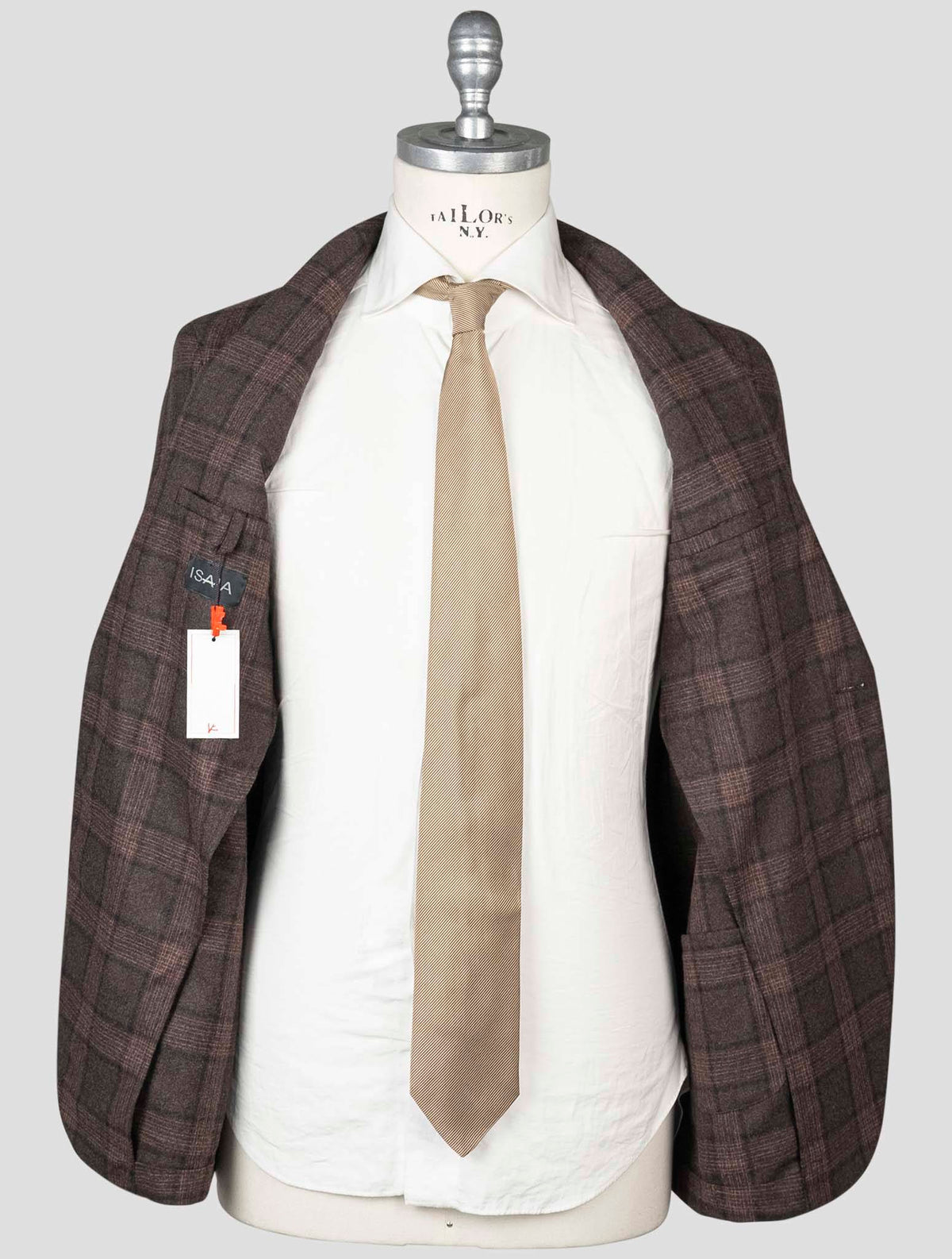 Isaia Multicolor Wool Cashmere Suit