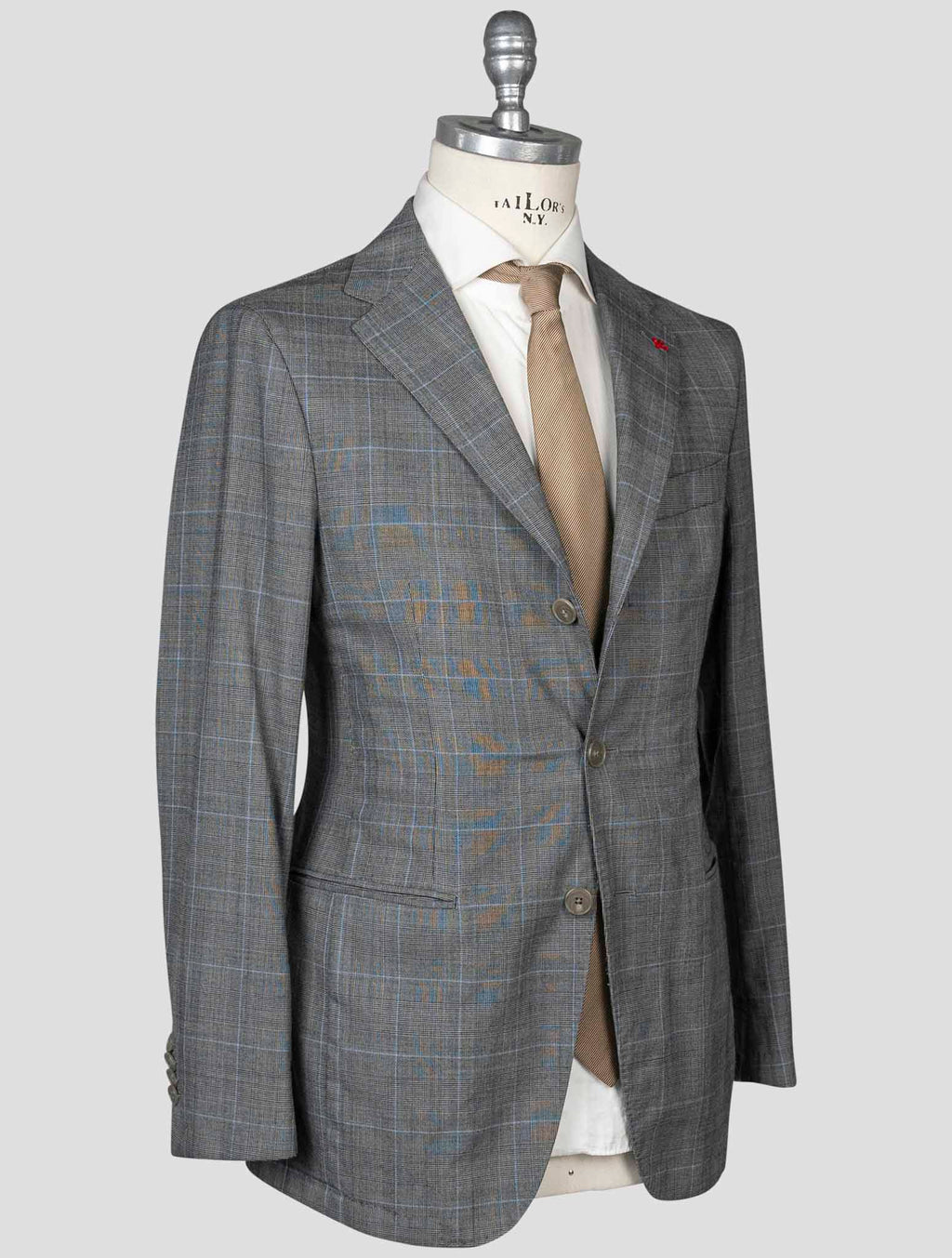 Isaia Isaia Gray Virgin Wool Suit Gray 001