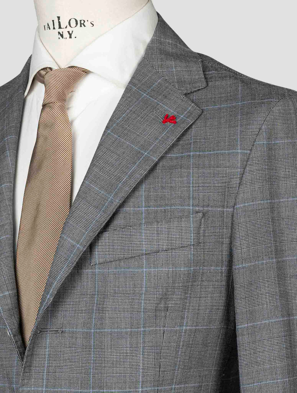 Isaia Gray Virgin Wool Suit