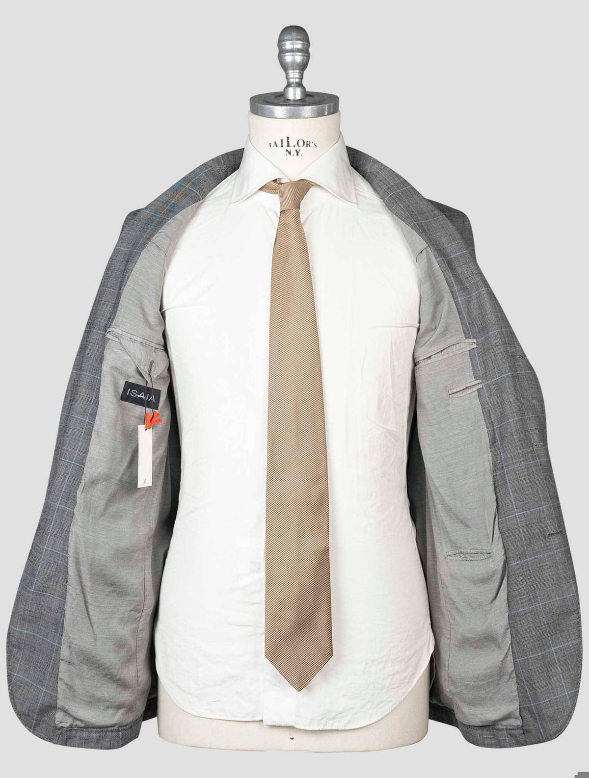 Isaia Gray Virgin Wool Suit