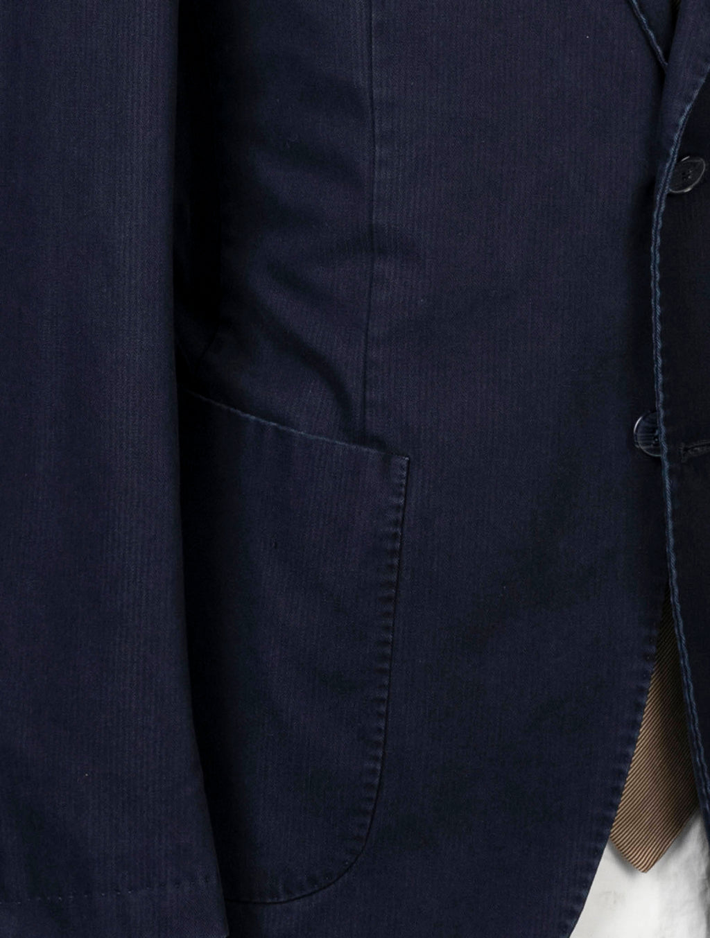 Isaia Blue Cotton Pa Suit