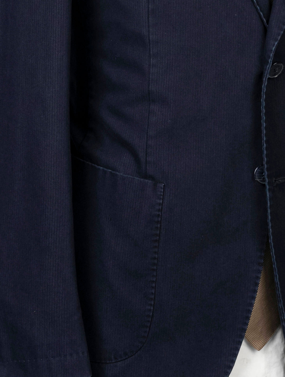Isaia Blue Cotton Pa Suit