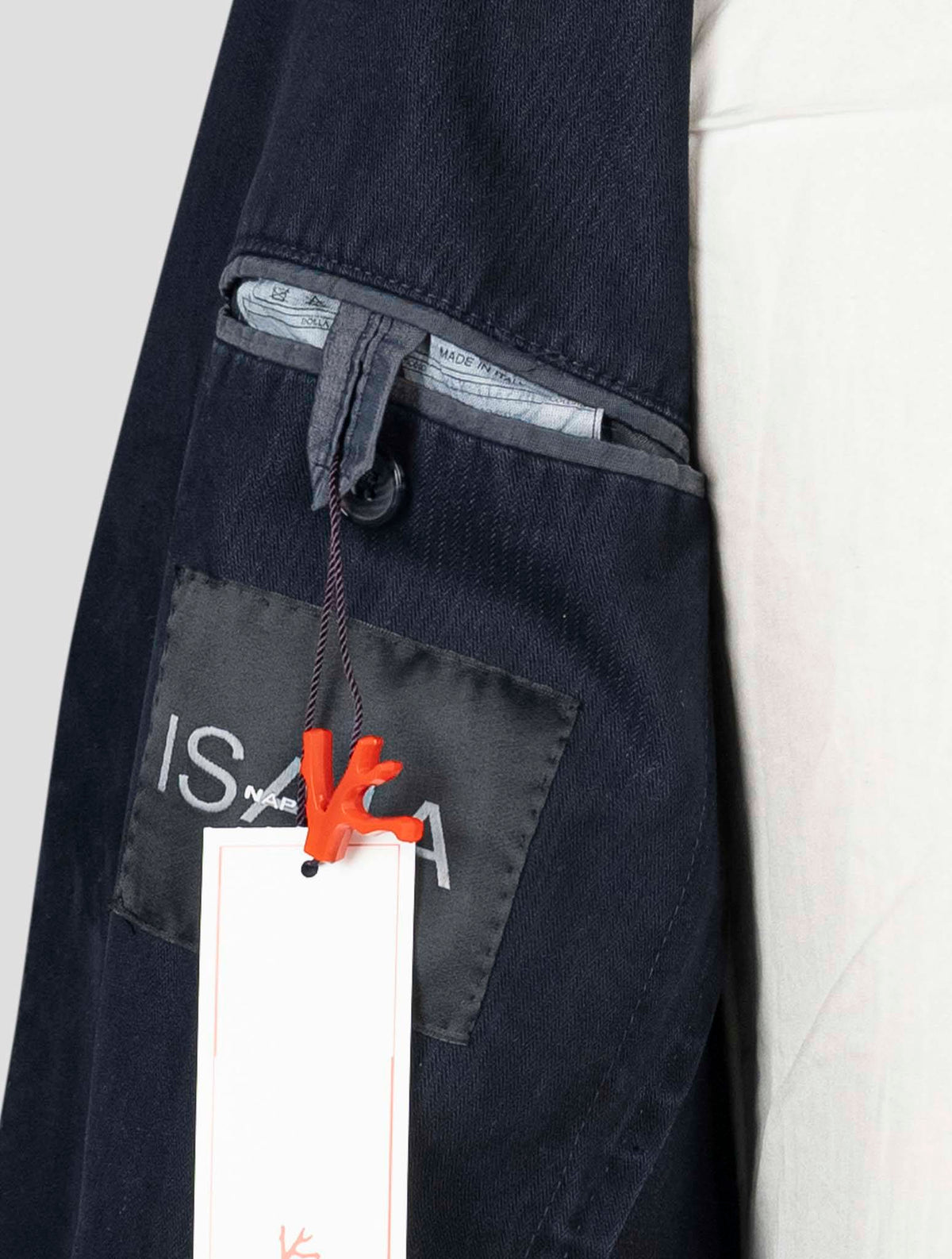 Isaia Blue Cotton Pa Suit