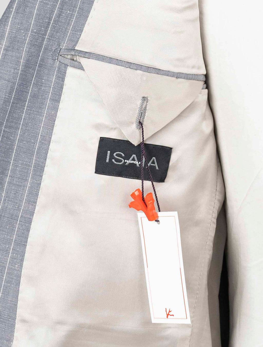 Isaia Gray Wool Linen Suit