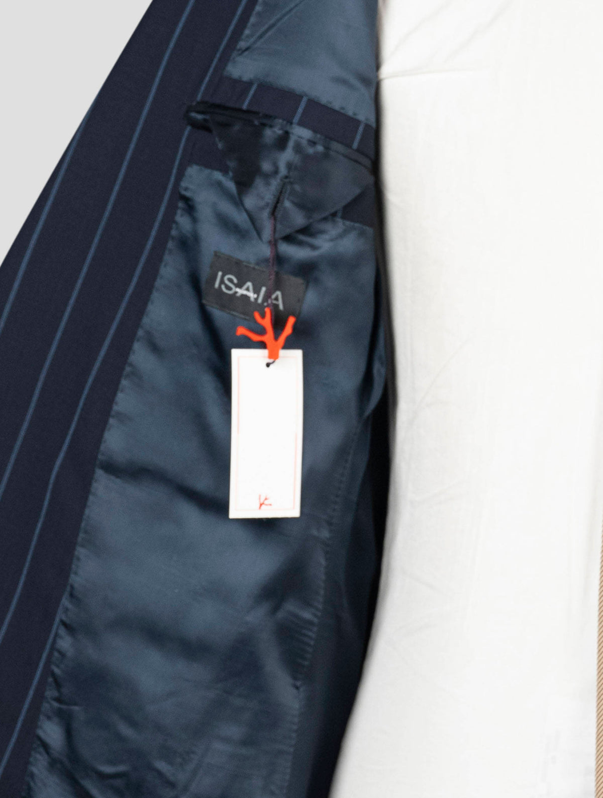 Isaia Blue Wool Silk Suit
