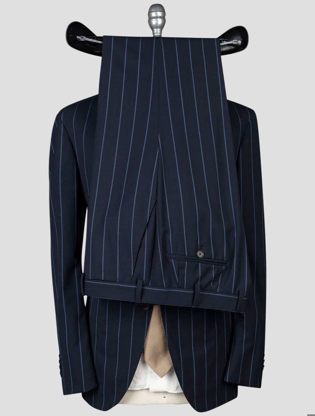 Isaia Blue Wool Silk Suit