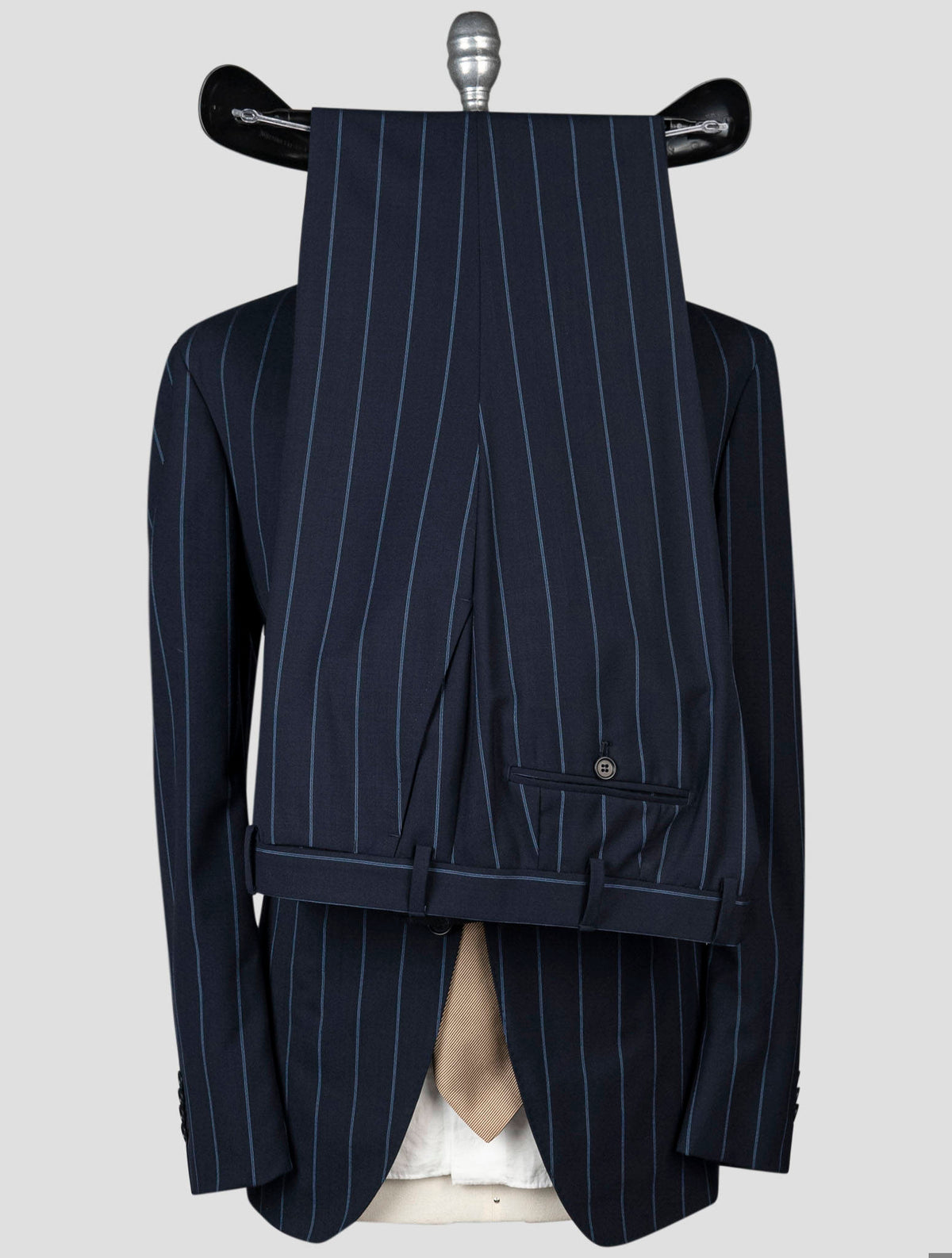 Isaia Blue Wool Silk Suit